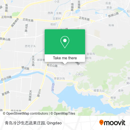 青岛冷沙生态蔬果庄园 map