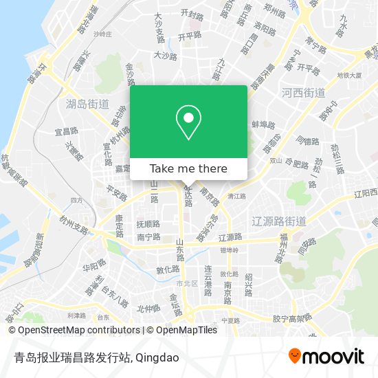 青岛报业瑞昌路发行站 map
