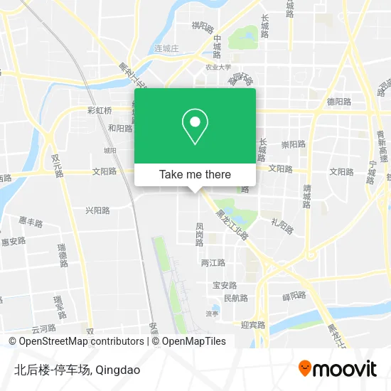 北后楼-停车场 map