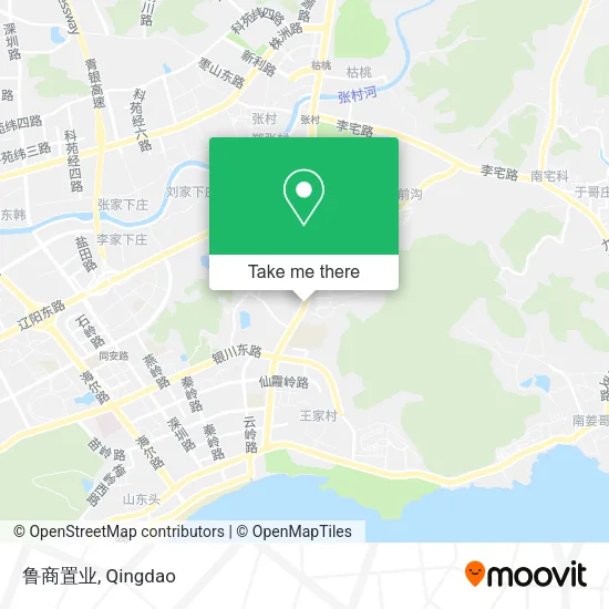 鲁商置业 map