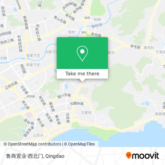 鲁商置业-西北门 map