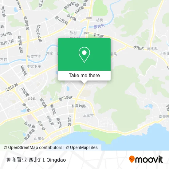 鲁商置业-西北门 map