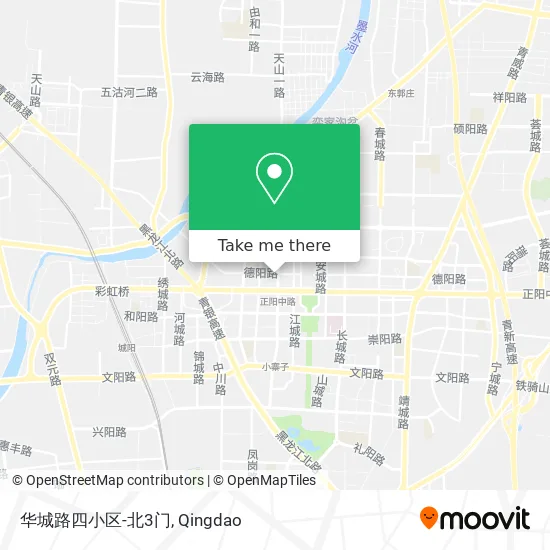 华城路四小区-北3门 map