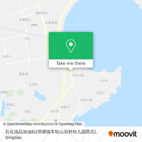 石化油品加油站(琅琊镇车轮山后村幼儿园西北) map