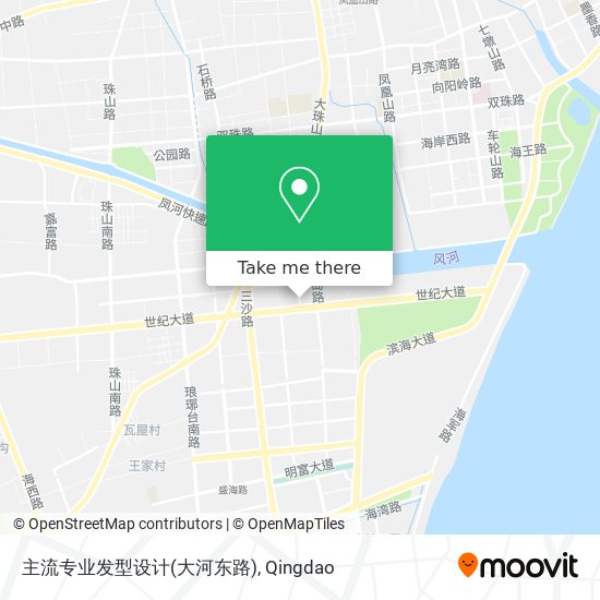 主流专业发型设计(大河东路) map