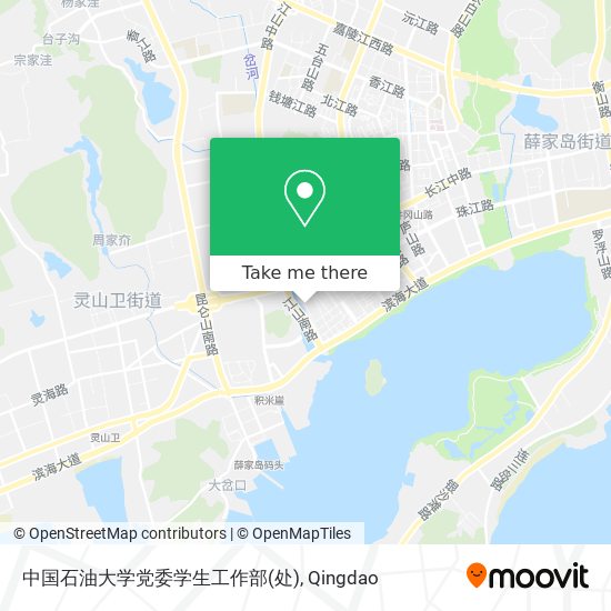 中国石油大学党委学生工作部(处) map