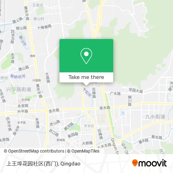 上王埠花园社区(西门) map