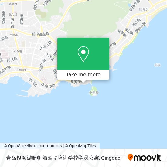 青岛银海游艇帆船驾驶培训学校学员公寓 map