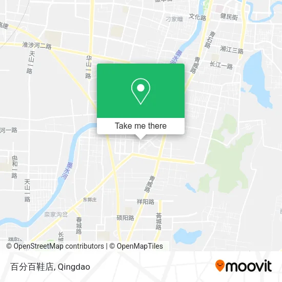 百分百鞋店 map
