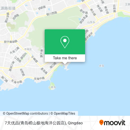 7天优品(青岛崂山极地海洋公园店) map