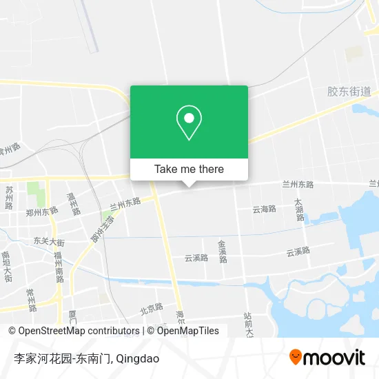 李家河花园-东南门 map