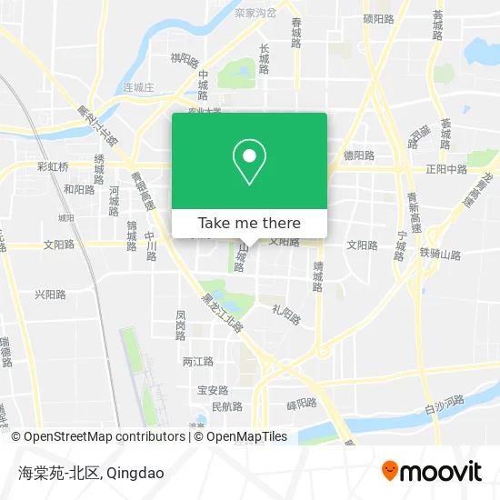 海棠苑-北区 map
