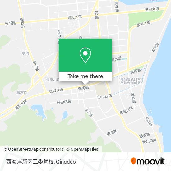 西海岸新区工委党校 map