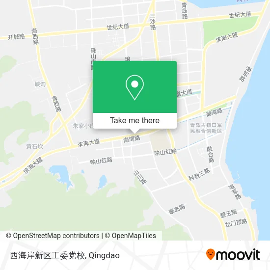 西海岸新区工委党校 map