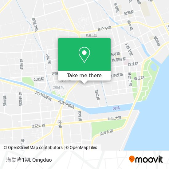 海棠湾1期 map