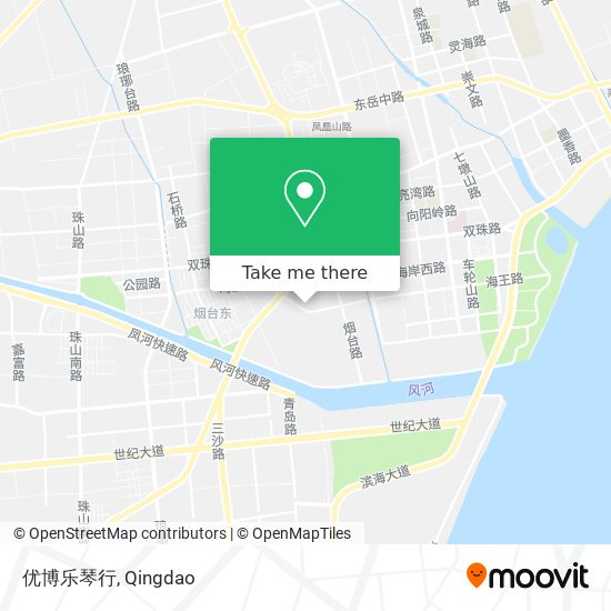 优博乐琴行 map