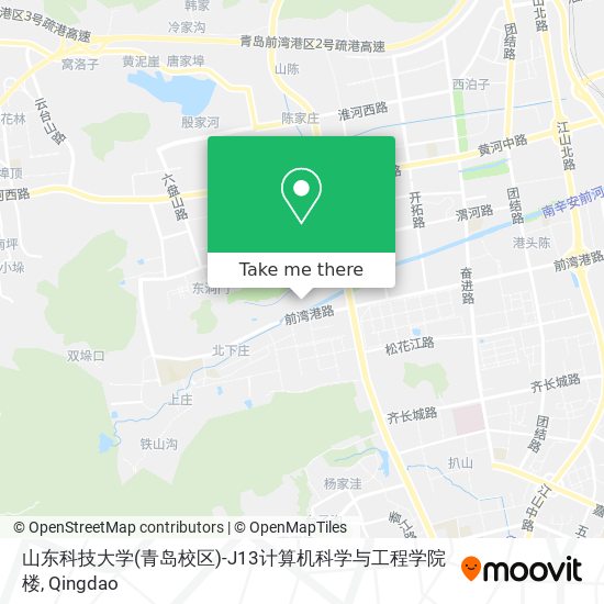 山东科技大学(青岛校区)-J13计算机科学与工程学院楼 map