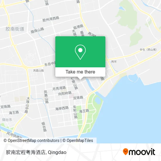 胶南宏程粤海酒店 map
