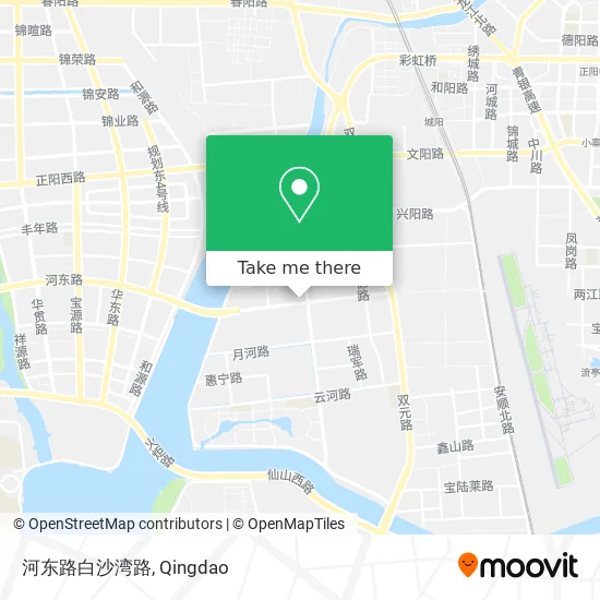 河东路白沙湾路 map
