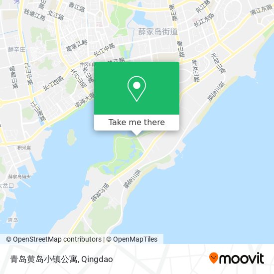 青岛黄岛小镇公寓 map