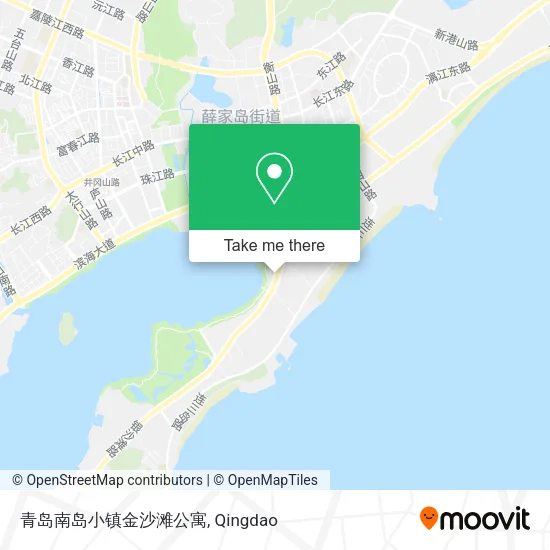 青岛南岛小镇金沙滩公寓 map