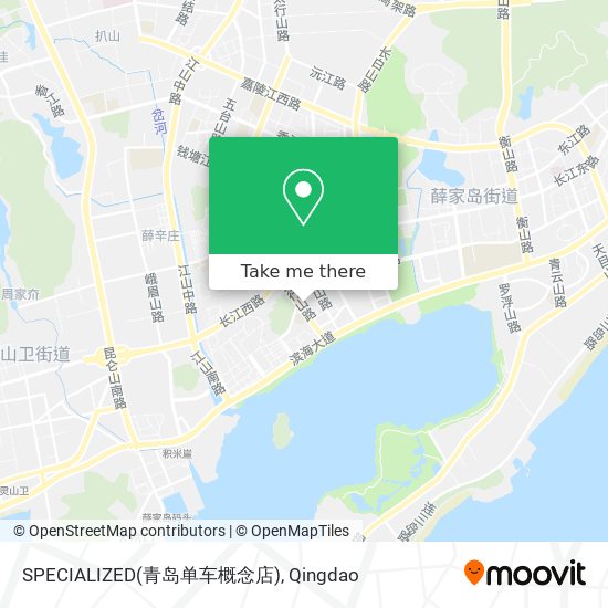 SPECIALIZED(青岛单车概念店) map