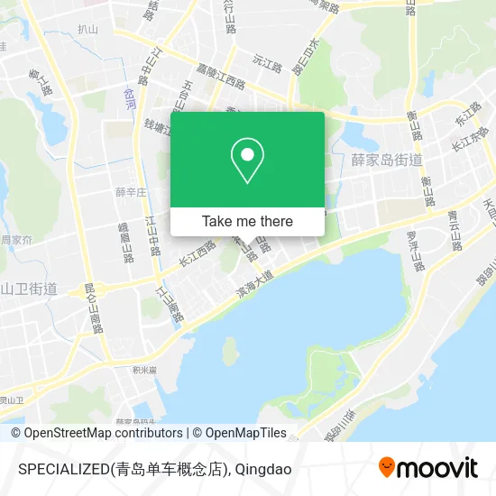 SPECIALIZED(青岛单车概念店) map