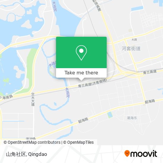 山角社区 map