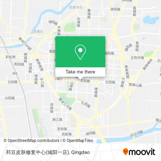 邦豆皮肤修复中心(城阳一店) map