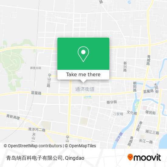 青岛纳百科电子有限公司 map