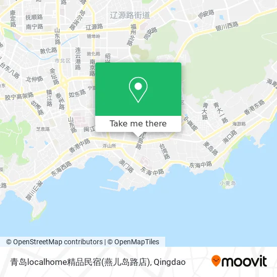 青岛localhome精品民宿(燕儿岛路店) map