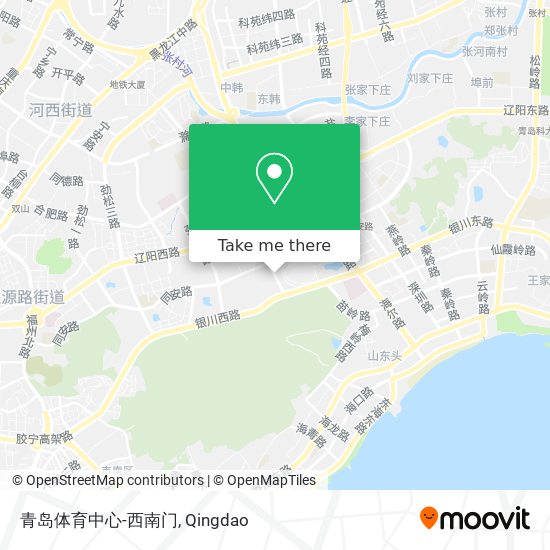 青岛体育中心-西南门 map