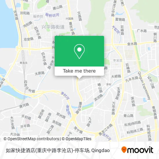 如家快捷酒店(重庆中路李沧店)-停车场 map