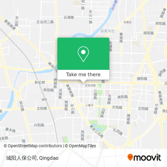 城阳人保公司 map