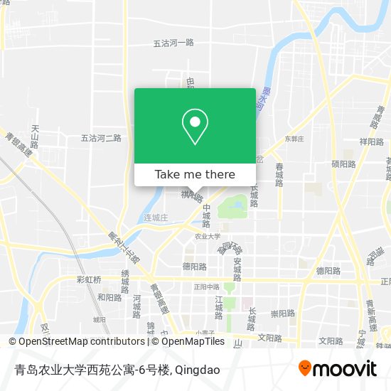 青岛农业大学西苑公寓-6号楼 map