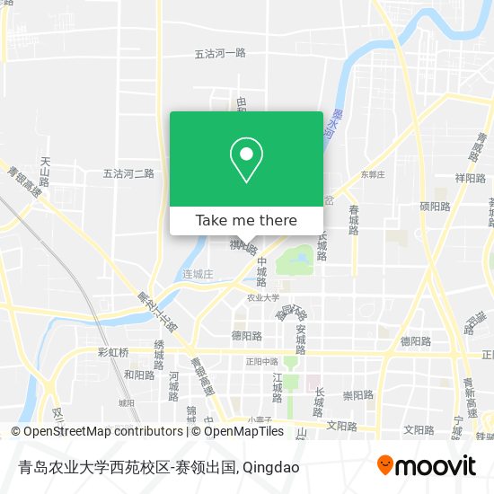 青岛农业大学西苑校区-赛领出国 map