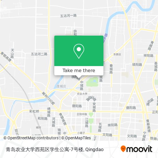 青岛农业大学西苑区学生公寓-7号楼 map