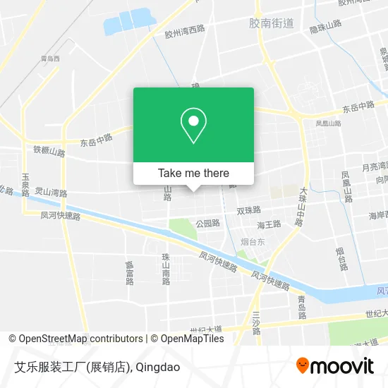艾乐服装工厂(展销店) map