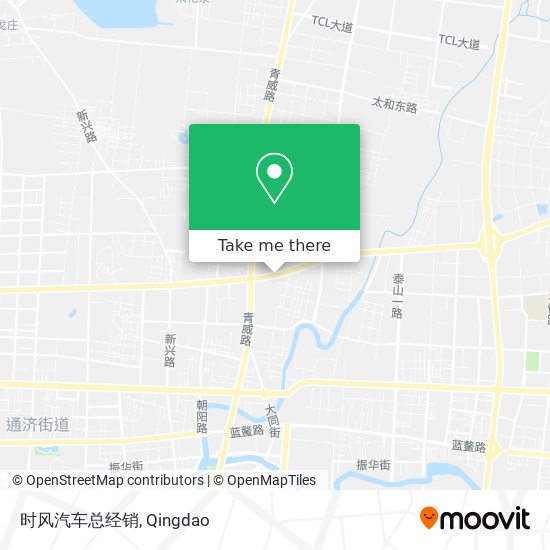 时风汽车总经销 map