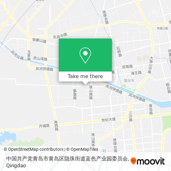 中国共产党青岛市黄岛区隐珠街道蓝色产业园委员会 map