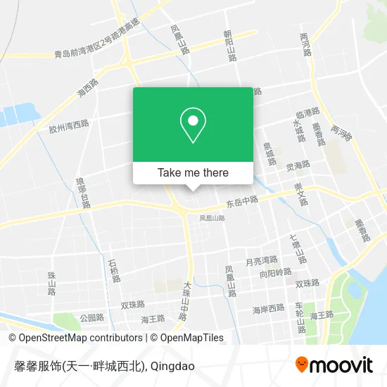 馨馨服饰(天一·畔城西北) map