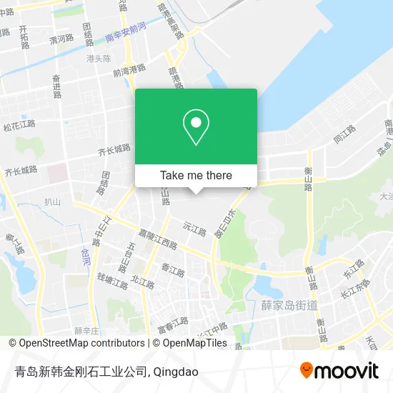 青岛新韩金刚石工业公司 map