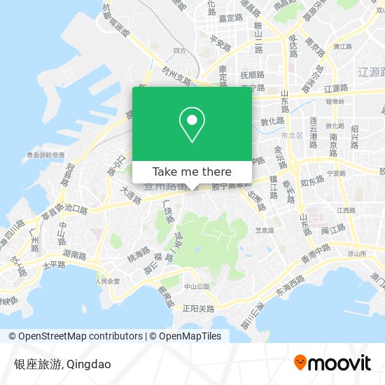 银座旅游 map