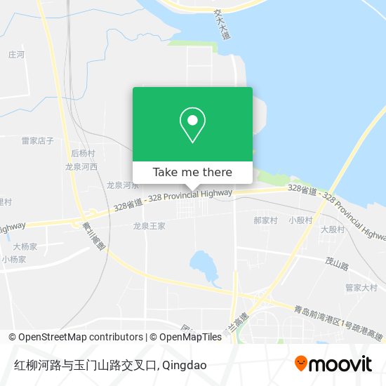 红柳河路与玉门山路交叉口 map