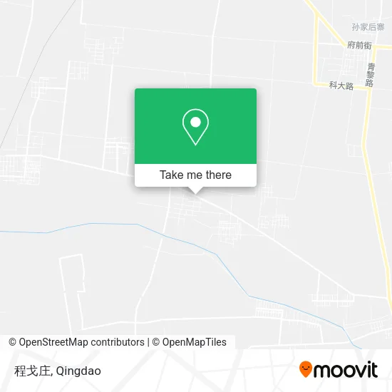 程戈庄 map