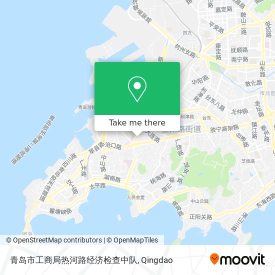 青岛市工商局热河路经济检查中队 map