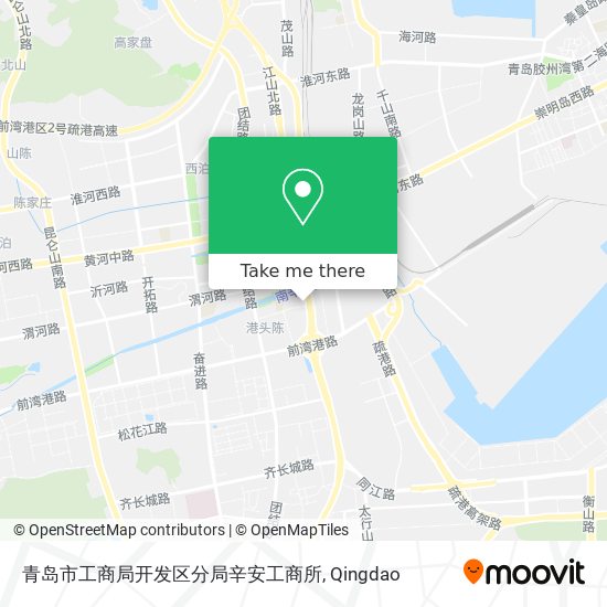 青岛市工商局开发区分局辛安工商所 map