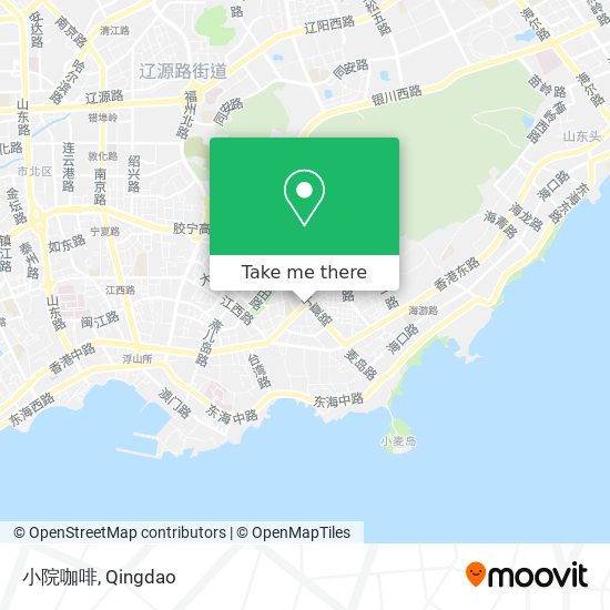小院咖啡 map