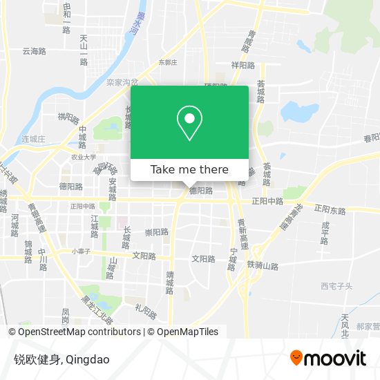 锐欧健身 map