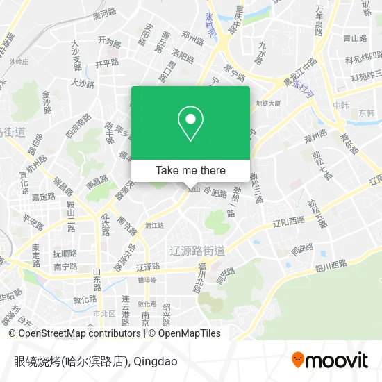 眼镜烧烤(哈尔滨路店) map